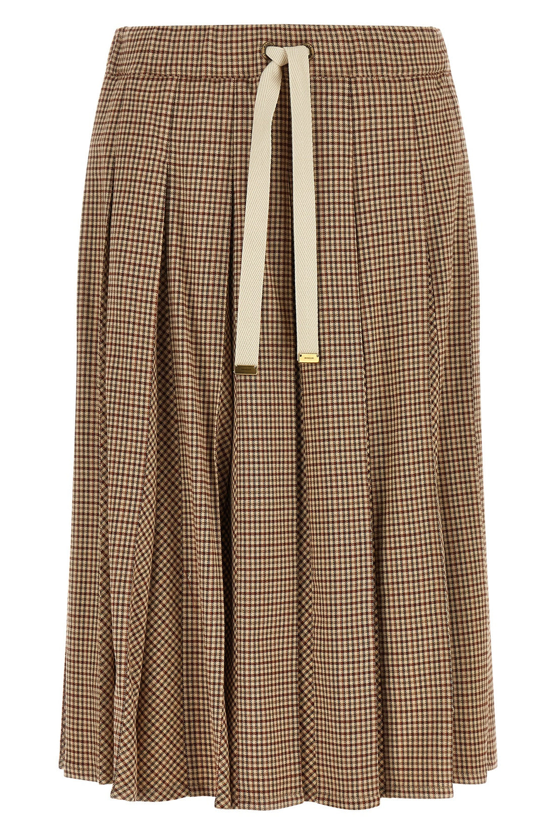 MONCLER 38 the moncler midi skirt defines a new everyday elegance through a softly pleated