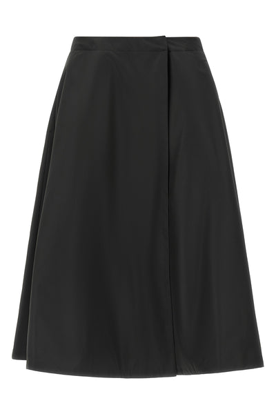 the moncler flared midi skirt defines a new interpretation of everyday wardrobe