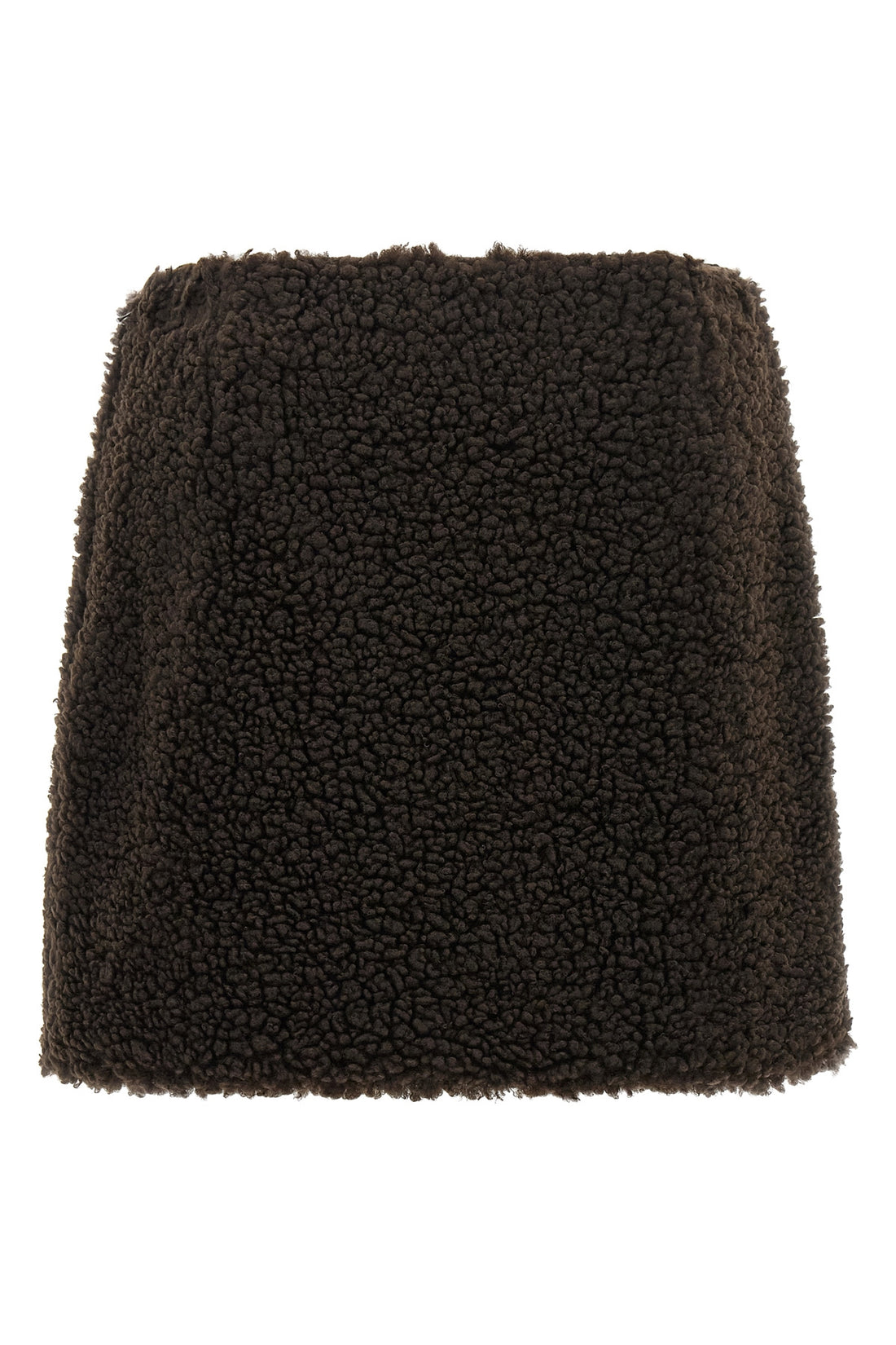 MONCLER 38 the moncler mini skirt redefines the codes of après-ski clothing through a flare