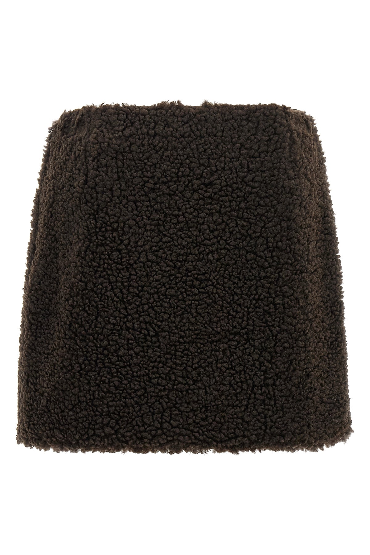 the moncler mini skirt redefines the codes of après-ski clothing through a flare