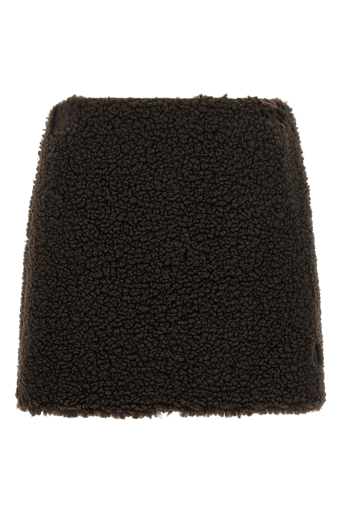 MONCLER 38 the moncler mini skirt redefines the codes of après-ski clothing through a flare
