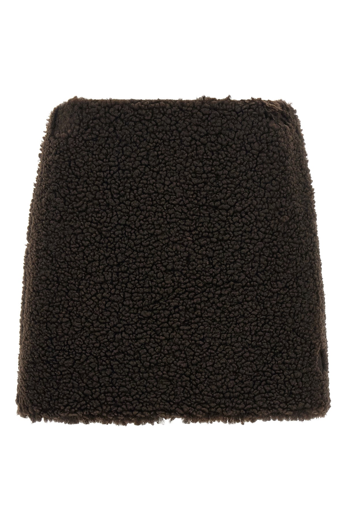 the moncler mini skirt redefines the codes of après-ski clothing through a flare