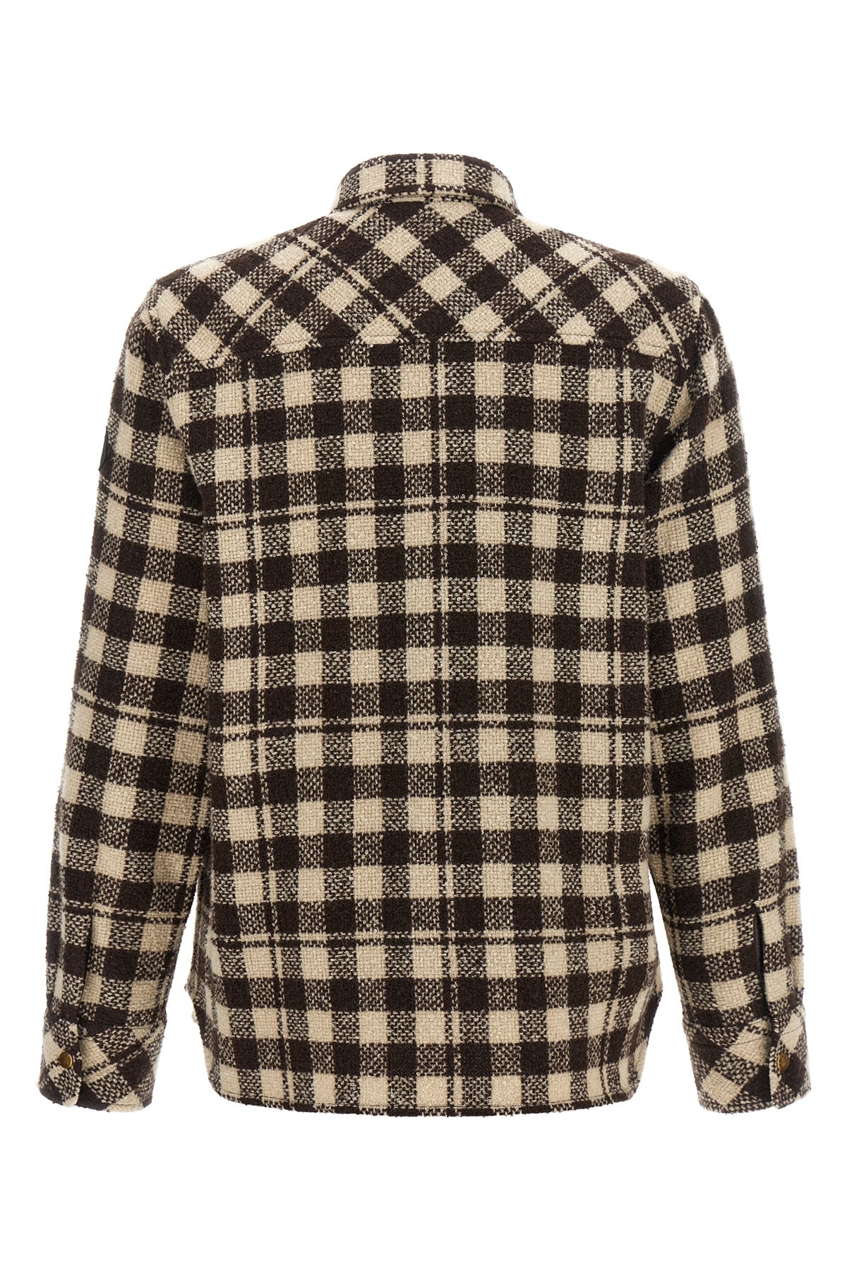 the moncler shirt reinterprets the alpine aesthetic through a rigorous sartorial