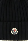 the moncler pure virgin wool beanie represents a perfect synthesis between therm