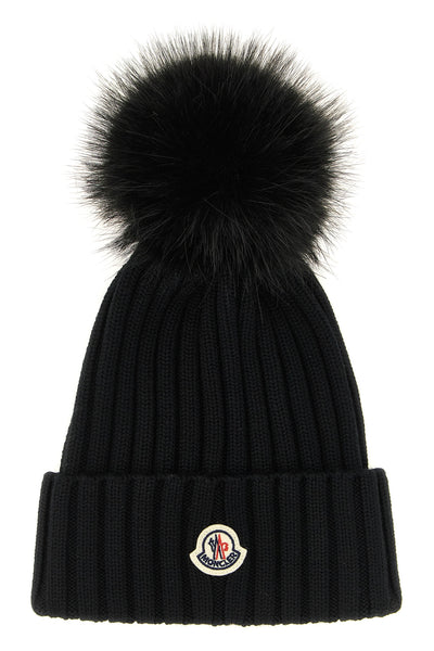 the moncler pure virgin wool beanie represents a perfect synthesis between therm