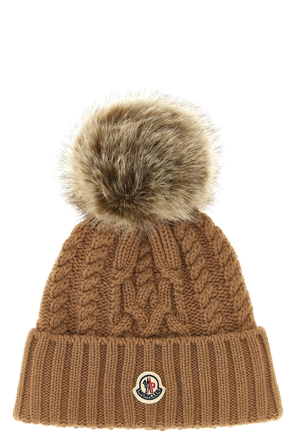 the moncler cap is structured through a complex braid process that enhances the
