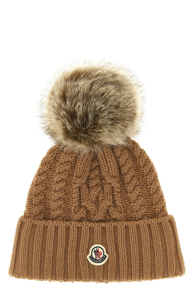 the moncler cap is structured through a complex braid process that enhances the