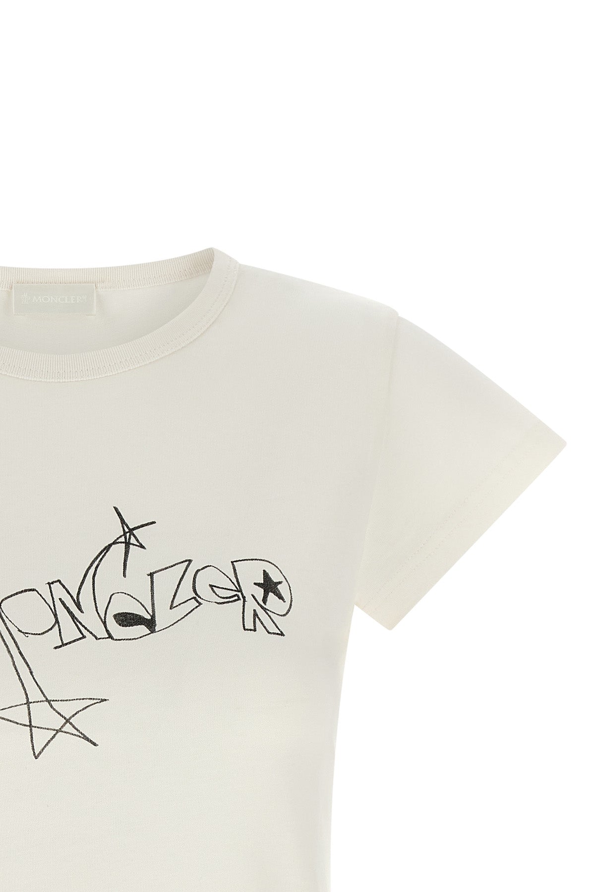 the moncler short-sleeved t-shirt redefines casual luxury through a precise sart