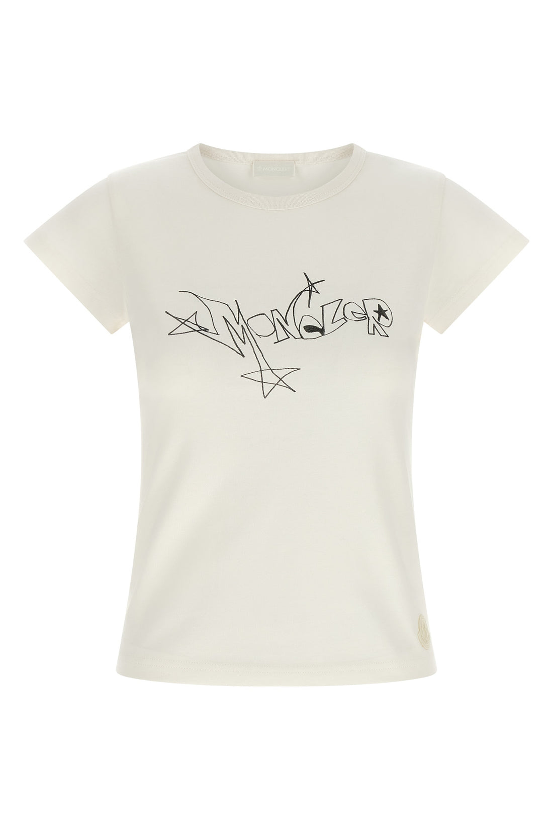 MONCLER L the moncler short-sleeved t-shirt redefines casual luxury through a precise sart