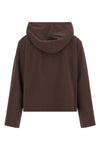 the moncler hoodie is made of a fine cotton blend