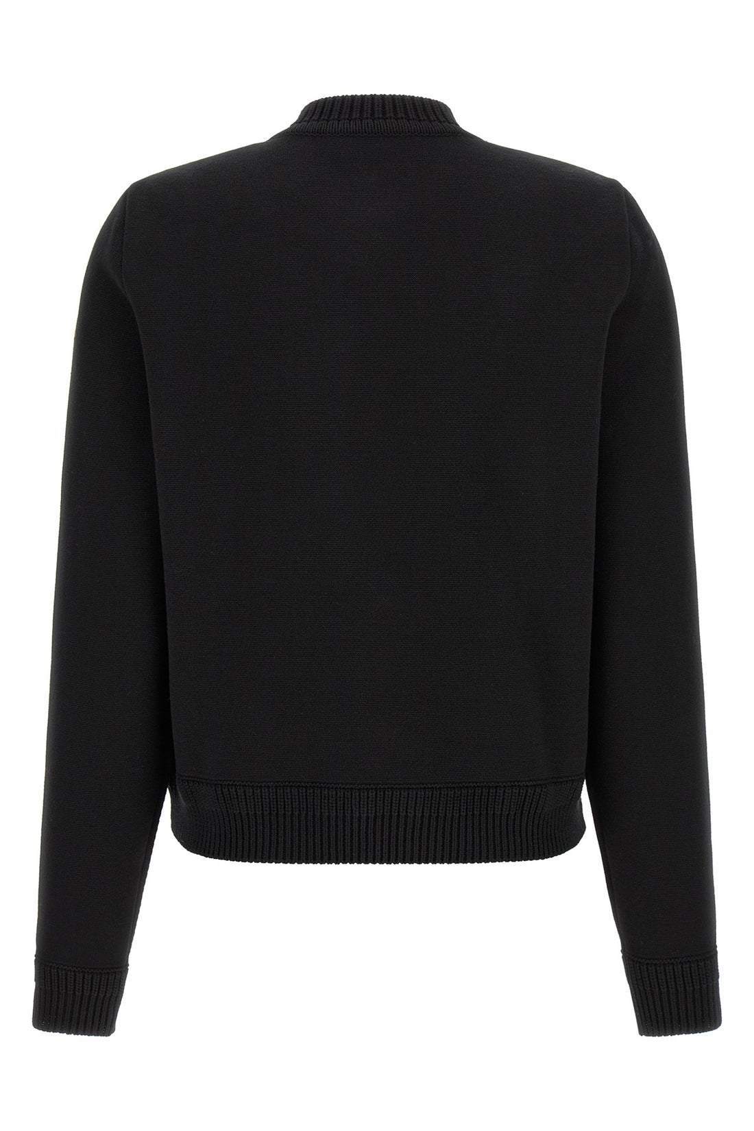 MONCLER L the moncler cardigan in 14 fineness cotton knit and nylon laqué redefines the co