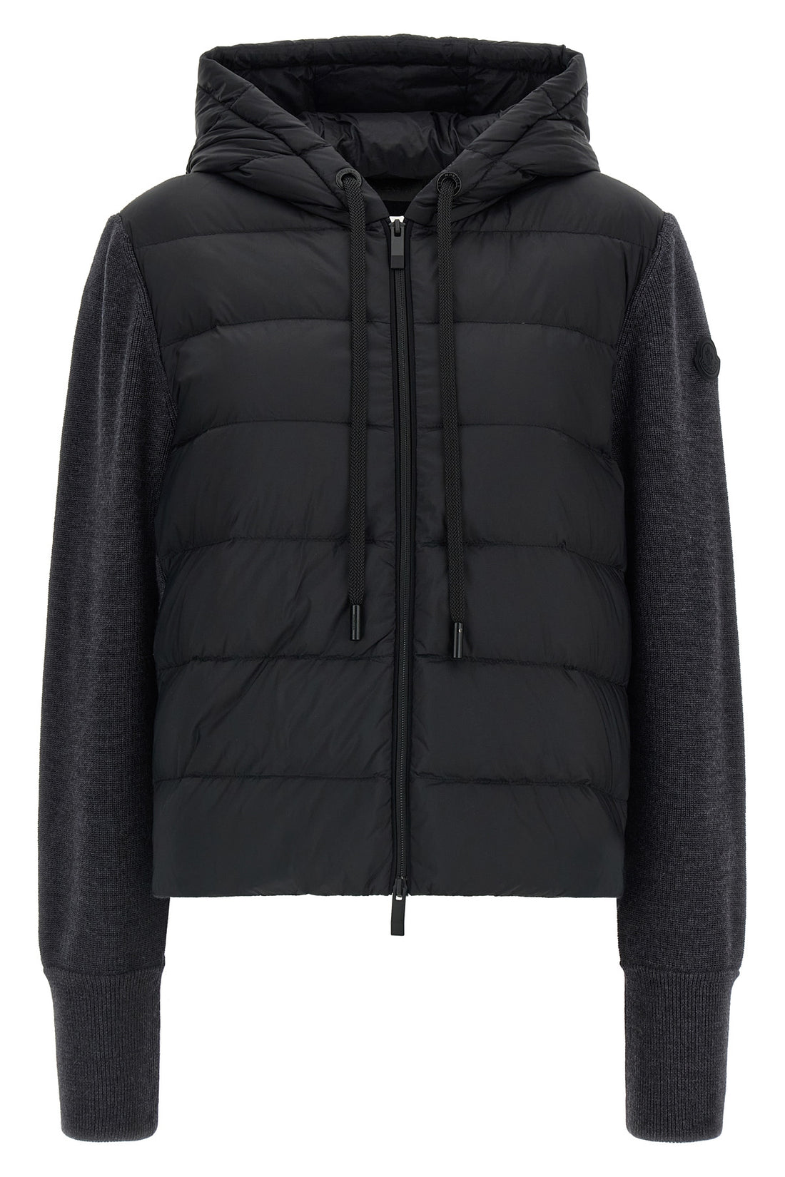 MONCLER XS the moncler cardigan exemplifies an advanced hybrid construction