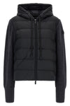 the moncler cardigan exemplifies an advanced hybrid construction
