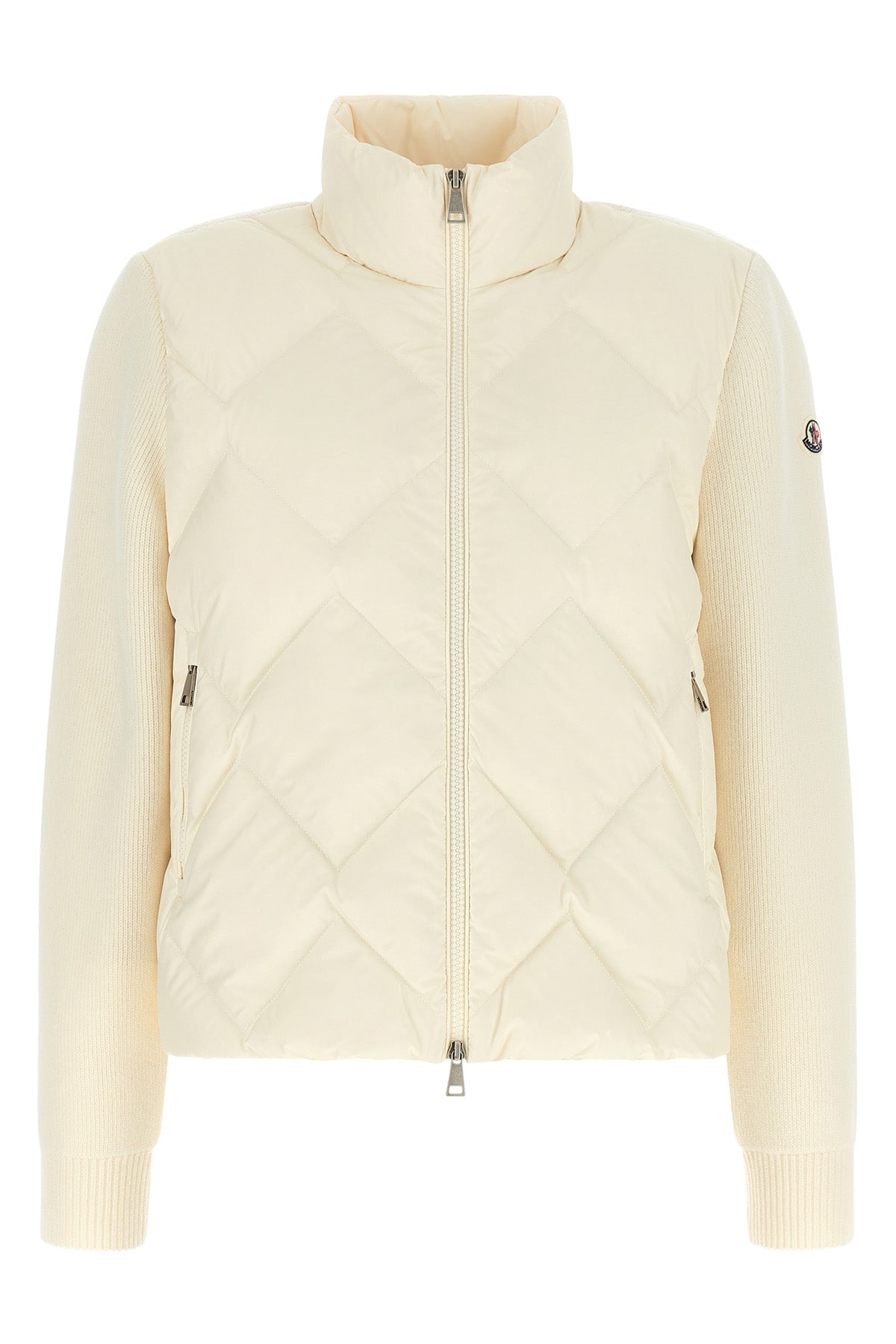 the moncler cardigan redefines the concept of hybrid outerwear through a sophist
