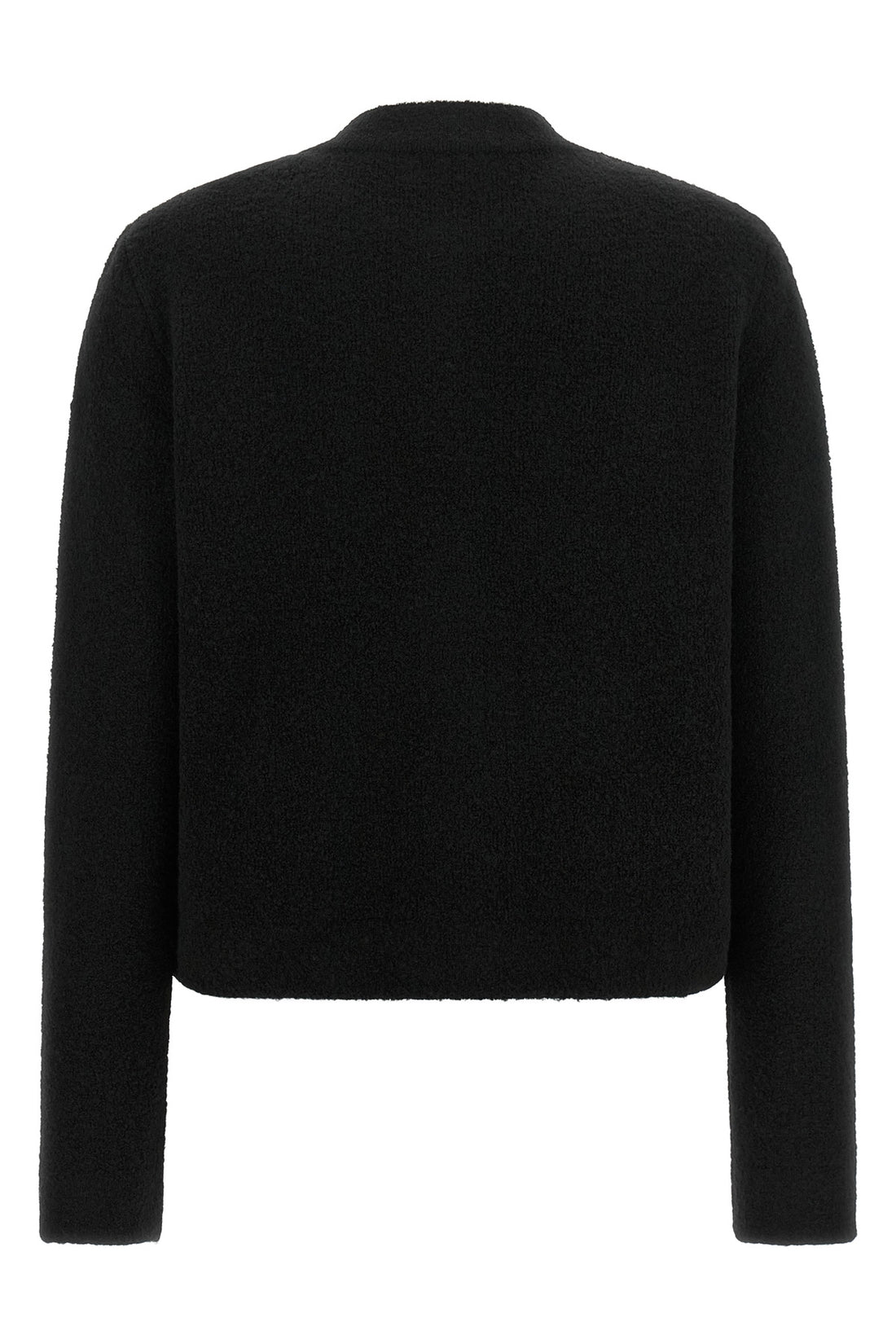 MONCLER M the moncler cardigan skilfully combines volumes and contrasting textures
