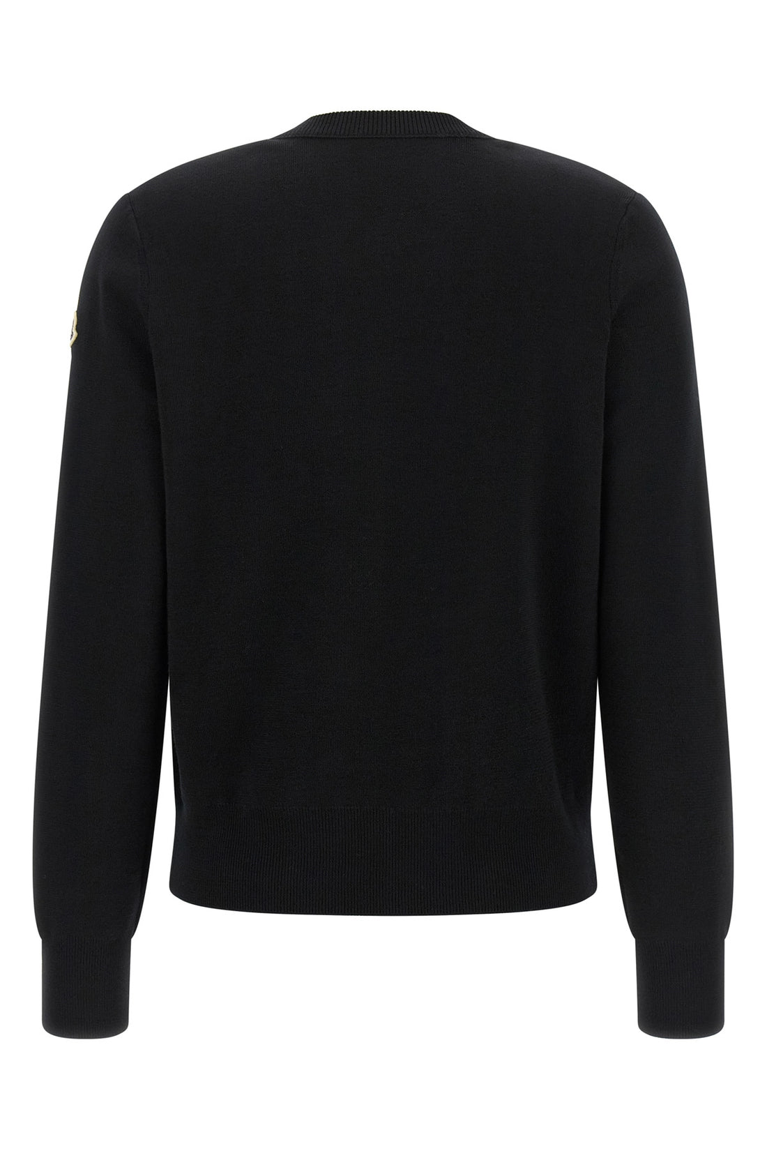 MONCLER L the moncler cardigan in black nuance redefines the concept of hybrid garment thr
