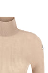 the moncler turtleneck defines a new standard of knitwear through an essential s