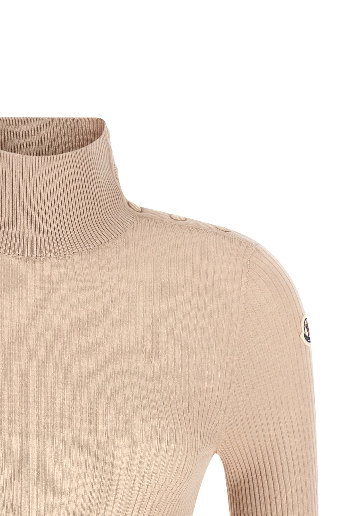 the moncler turtleneck defines a new standard of knitwear through an essential s