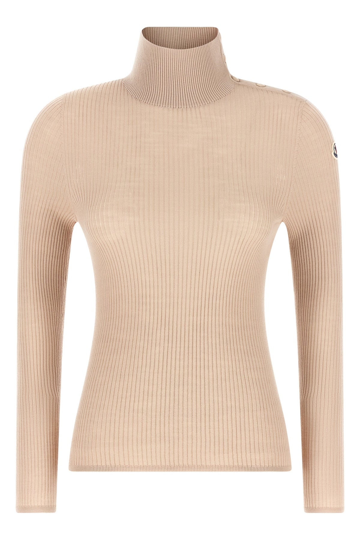 the moncler turtleneck defines a new standard of knitwear through an essential s