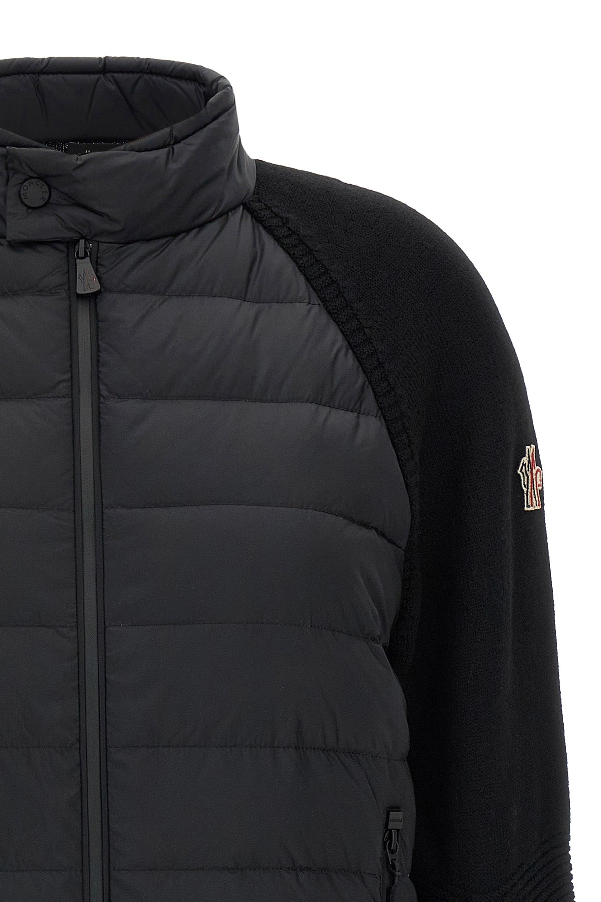 the black moncler grenoble cardigan