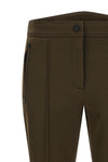 the moncler grenoble trousers redefine alpine clothing through a tight silhouett