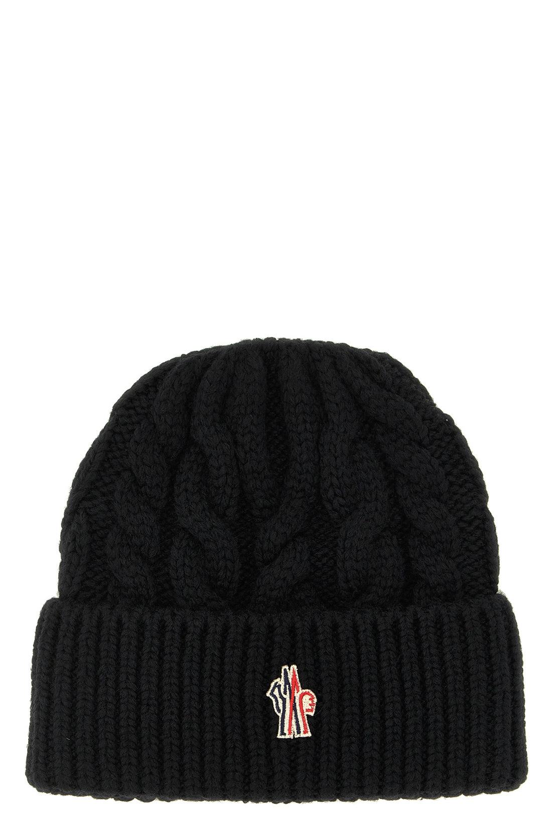 MONCLER GRENOBLE OS the moncler grenoble virgin wool blend cap embodies the excellence of alpine clo