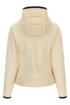 the moncler grenoble padded zip-up cardigan sets a new standard for hybrid clo