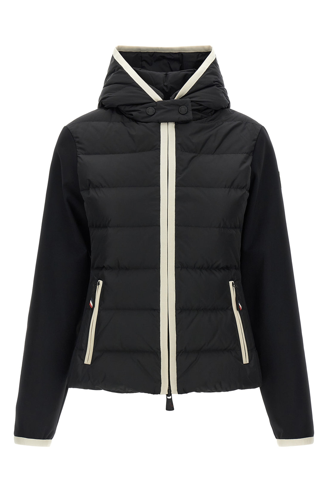 MONCLER GRENOBLE L the moncler grenoble con cappuccio e zip cardigan stands out for its hybrid co