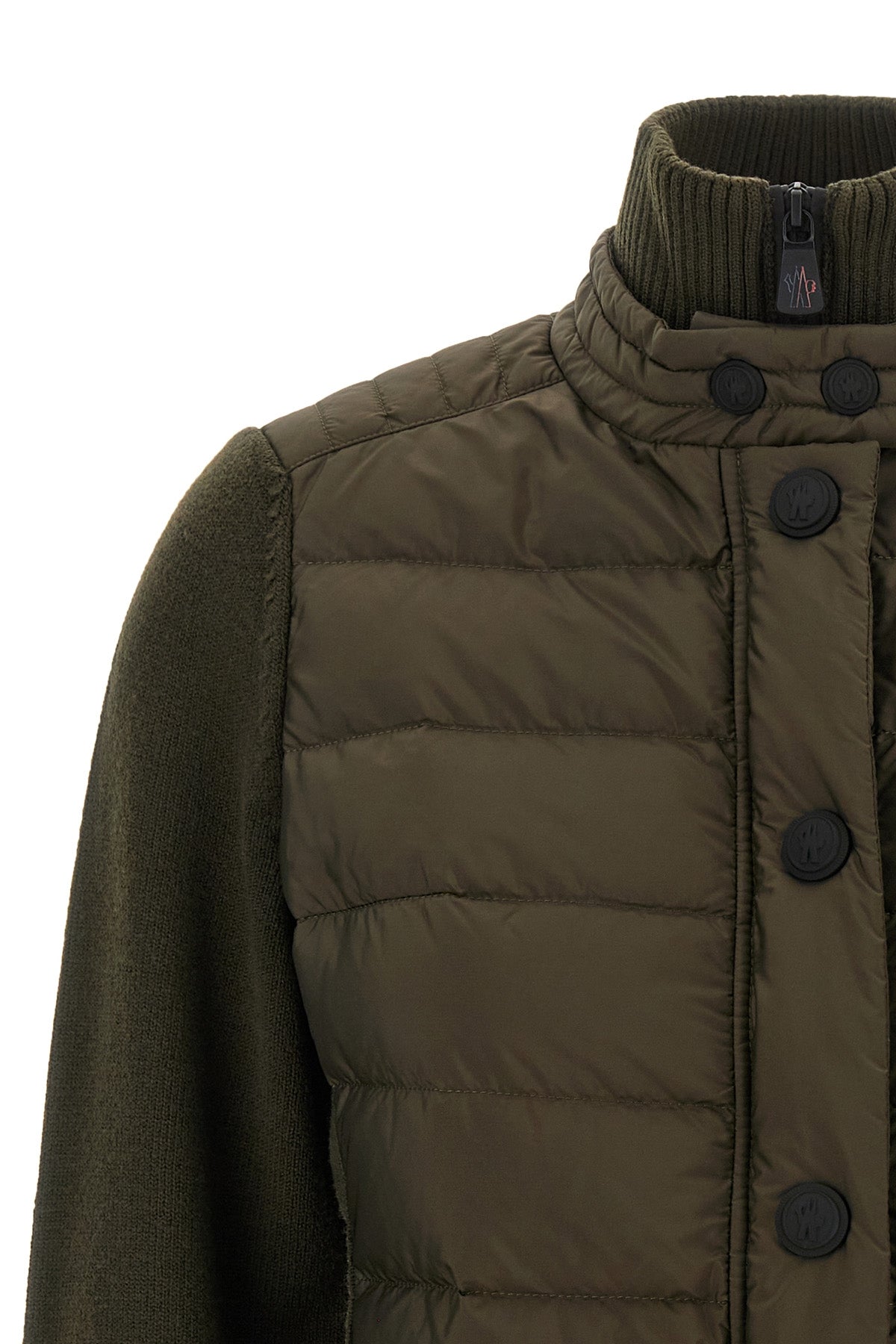the moncler grenoble hybrid cardigan blends sartorial excellence