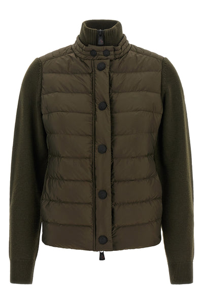 the moncler grenoble hybrid cardigan blends sartorial excellence
