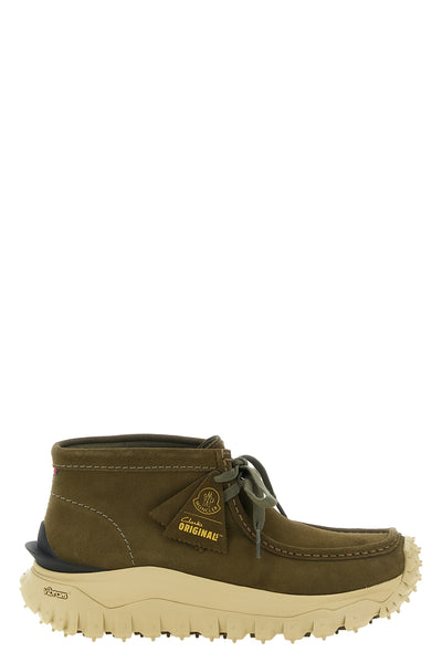 the moncler trailgrip wallabee gtx ankle boots blend the iconic moccasin silho