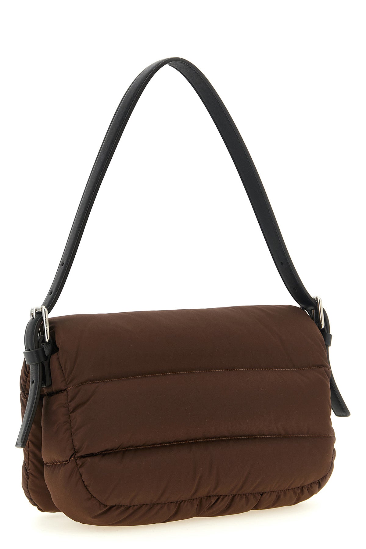 the moncler caradoc shoulder bag redefines the codes of outerwear through a bagu