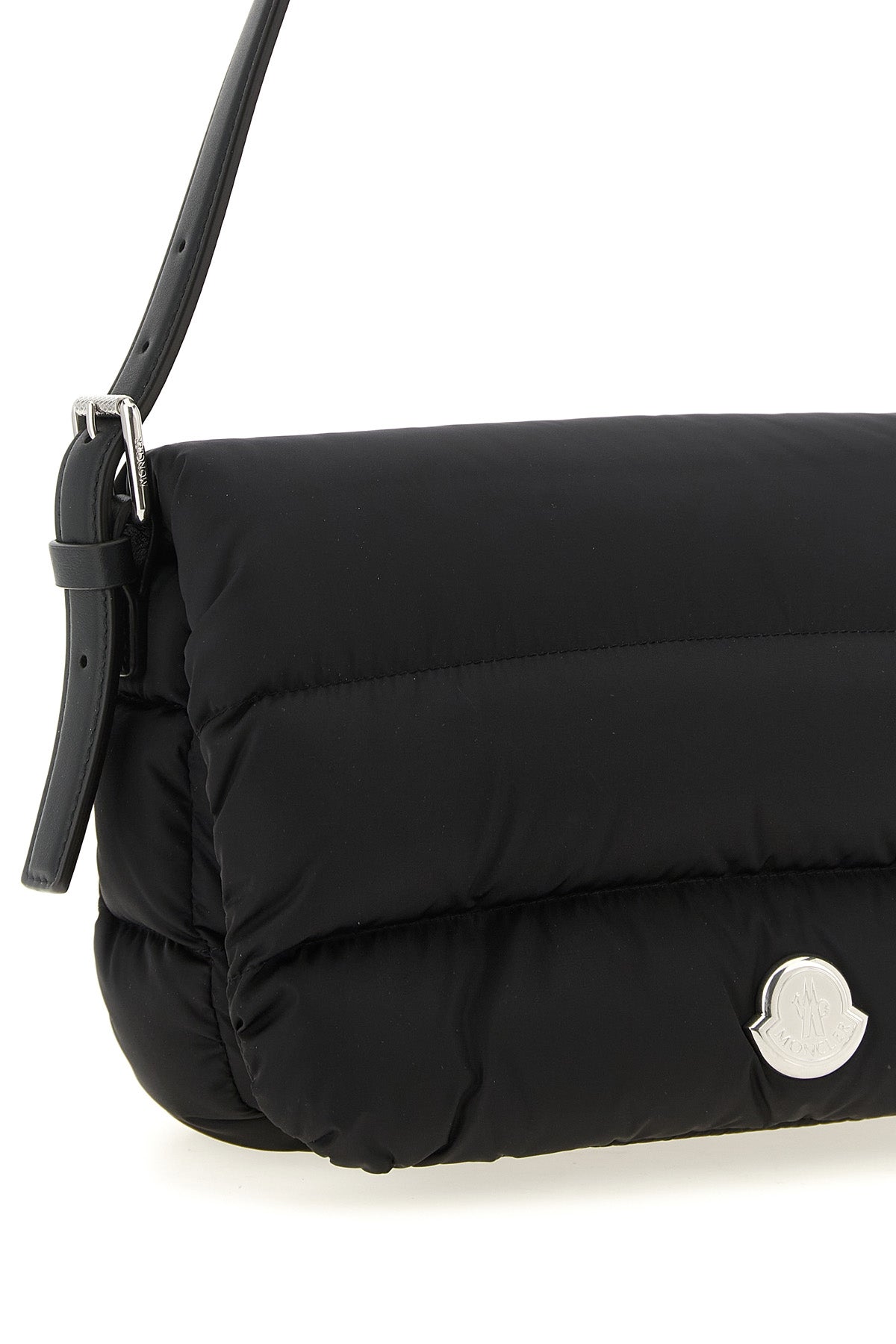 the moncler caradoc shoulder bag translates the brands iconic aesthetic into
