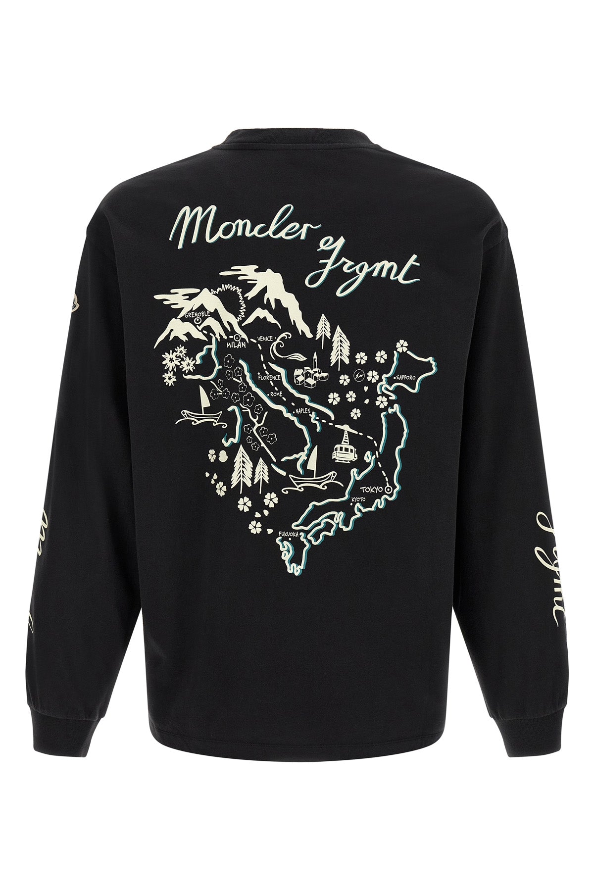 the moncler genius long-sleeved t-shirt in collaboration