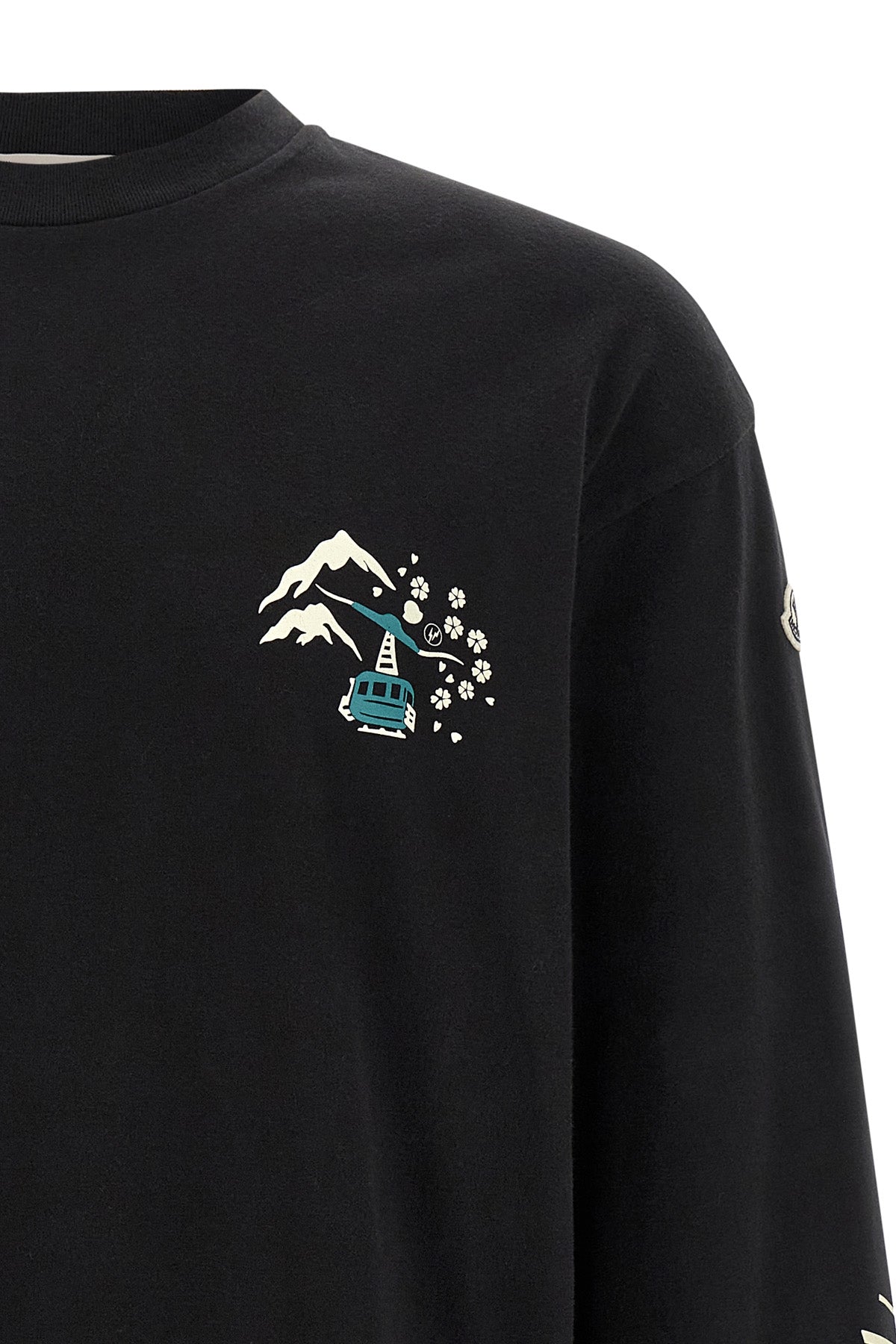 the moncler genius long-sleeved t-shirt in collaboration