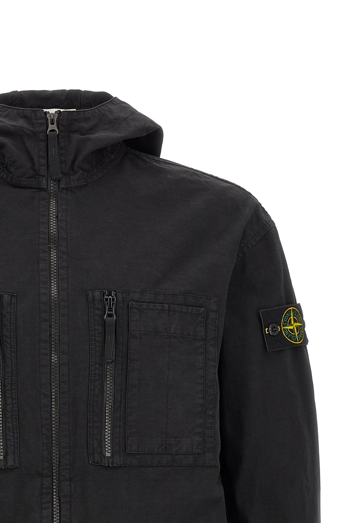 stone islands 1200011 hooded overshirt