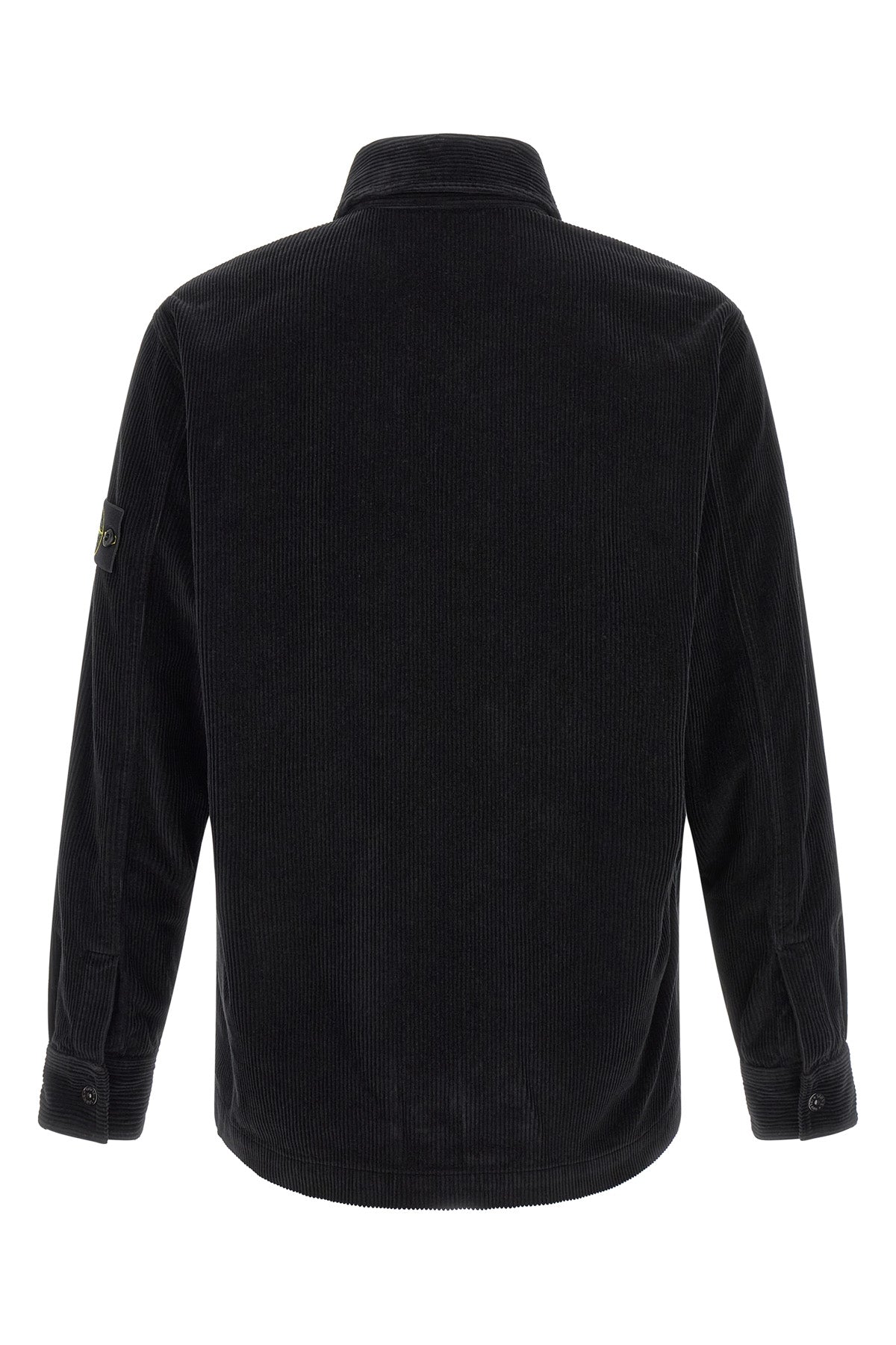 the stone island 1200016 overshirt in garment-dyed 800 cotton corduroy