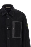 the stone island 1200016 overshirt in garment-dyed 800 cotton corduroy