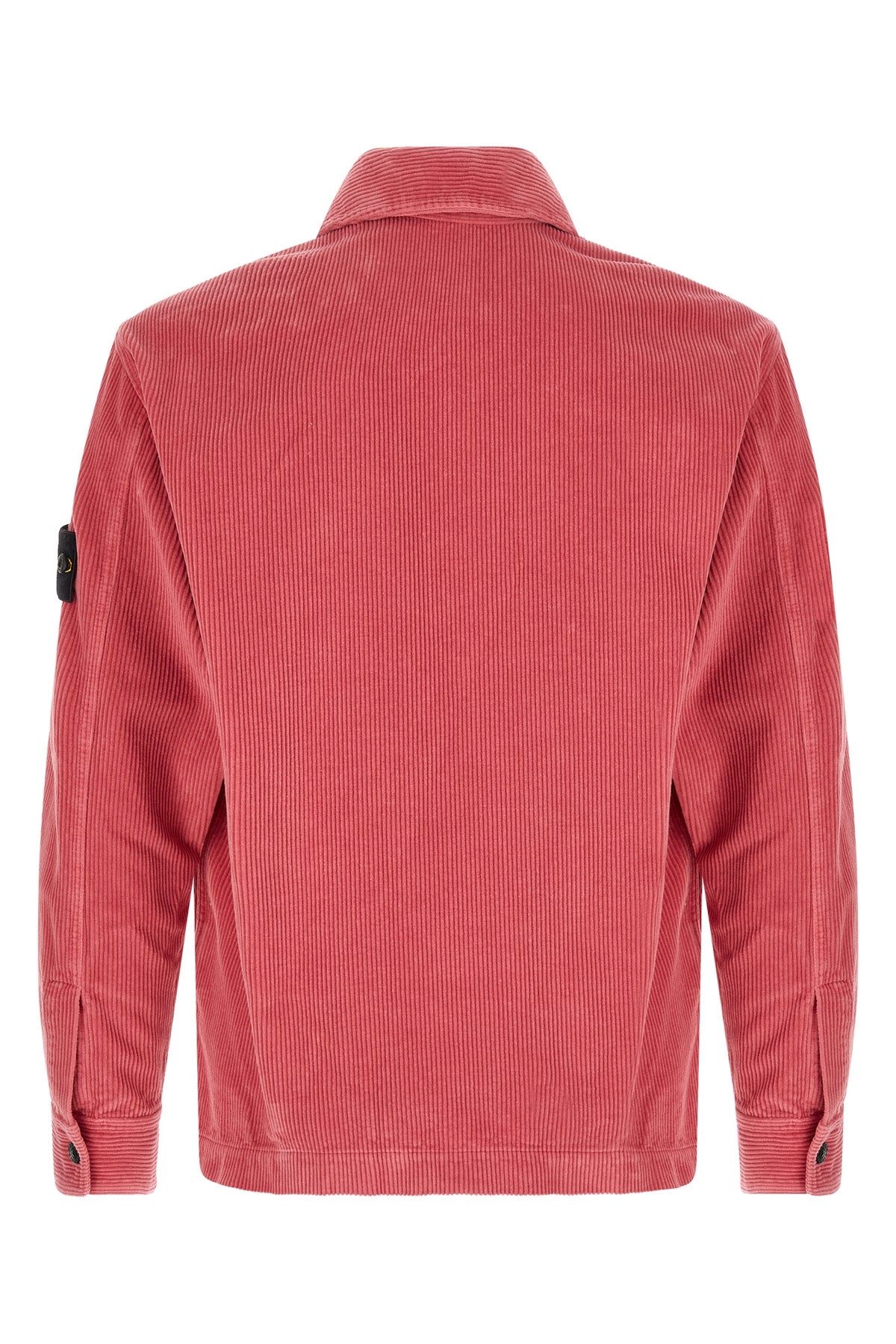 the stone island 1200016 overshirt in garment-dyed 800 cotton corduroy defines