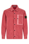 the stone island 1200016 overshirt in garment-dyed 800 cotton corduroy defines