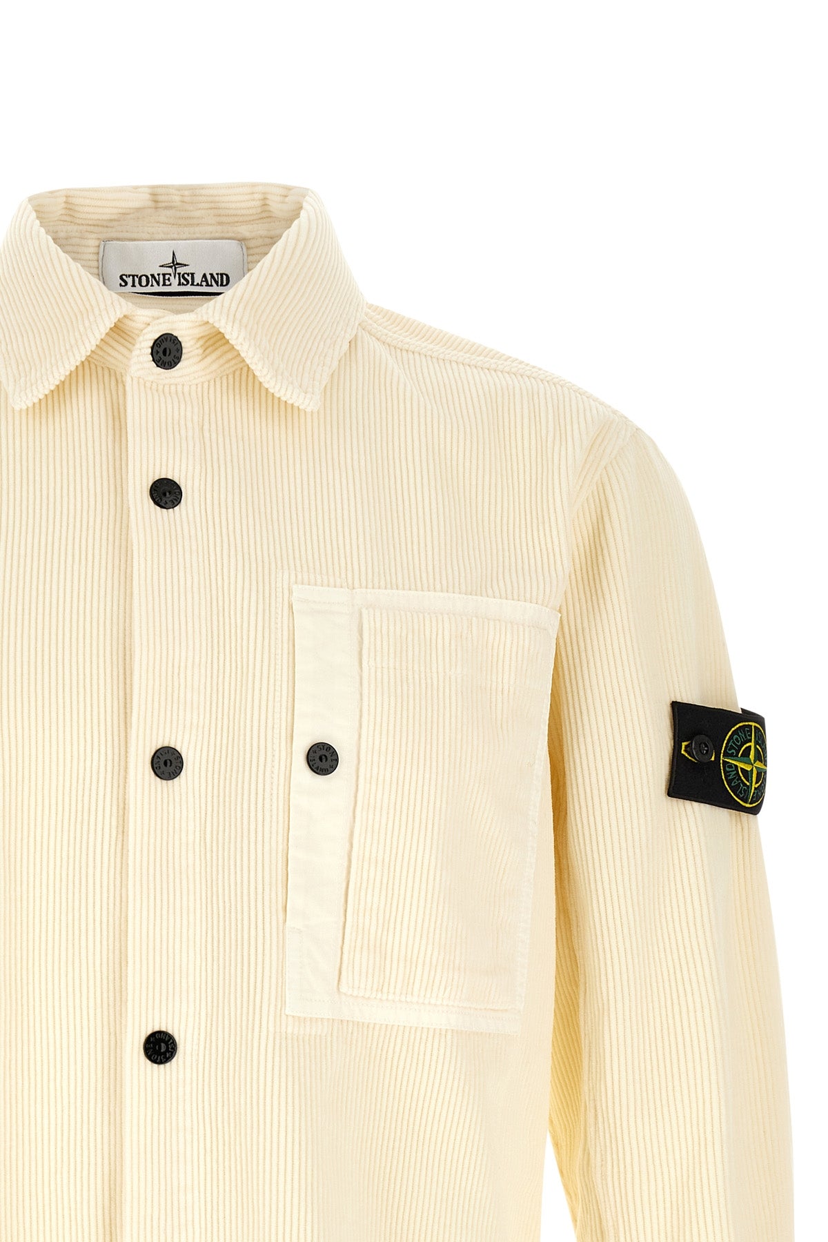 the stone island 1200016 corduroy overshirt