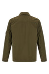 crinkled nylon overshirt