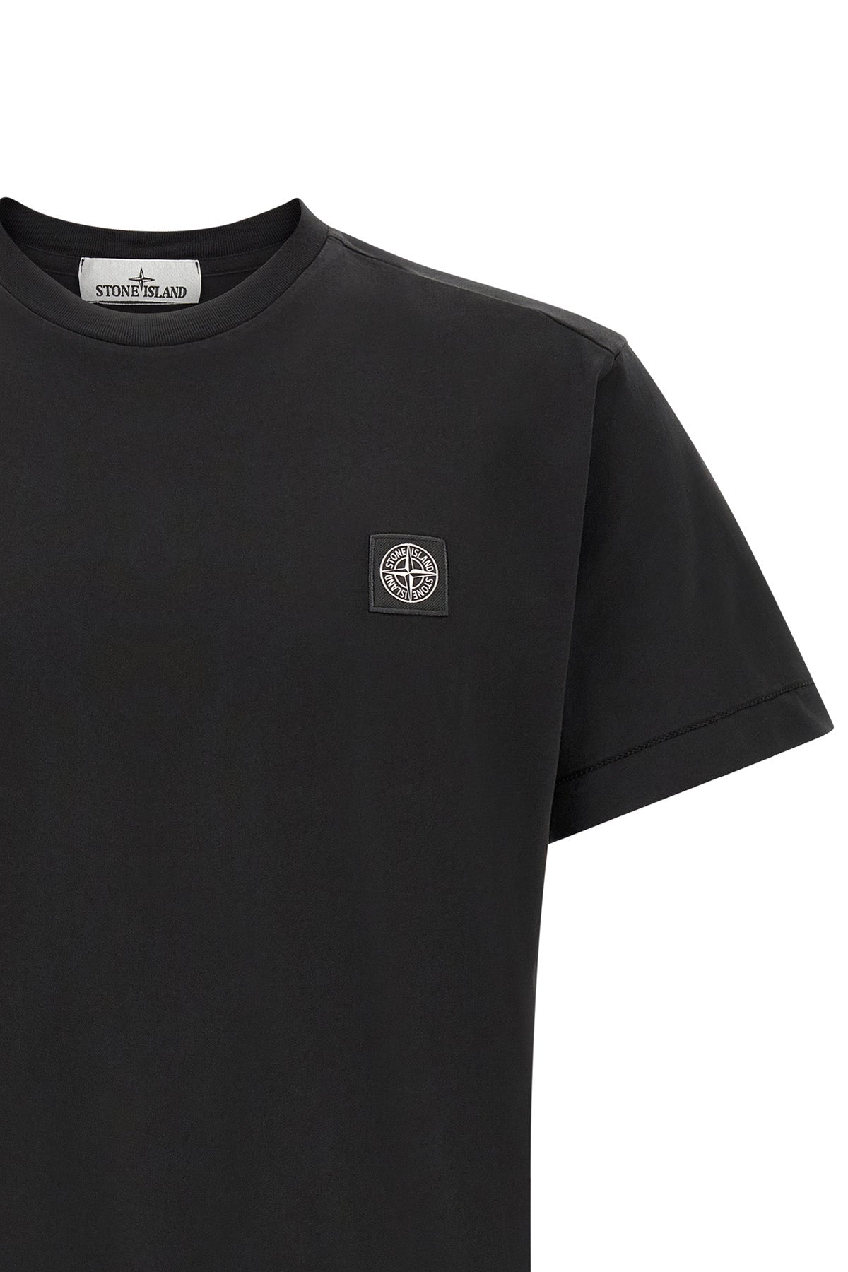the stone island 2100027 garment-dyed 60/2 cotton jersey t-shirt
