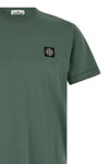 the stone island 2100027 garment-dyed 60/2 cotton jersey t-shirt