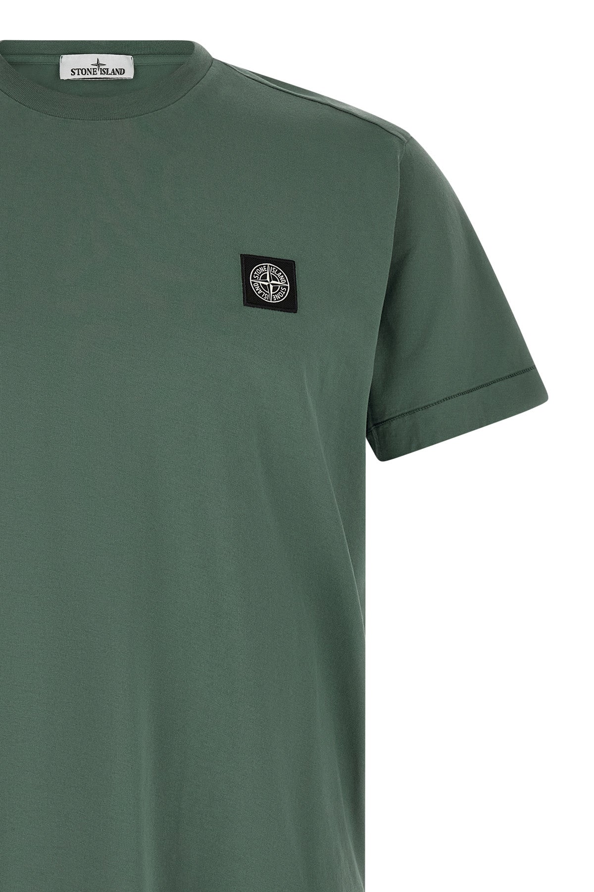 the stone island 2100027 garment-dyed 60/2 cotton jersey t-shirt