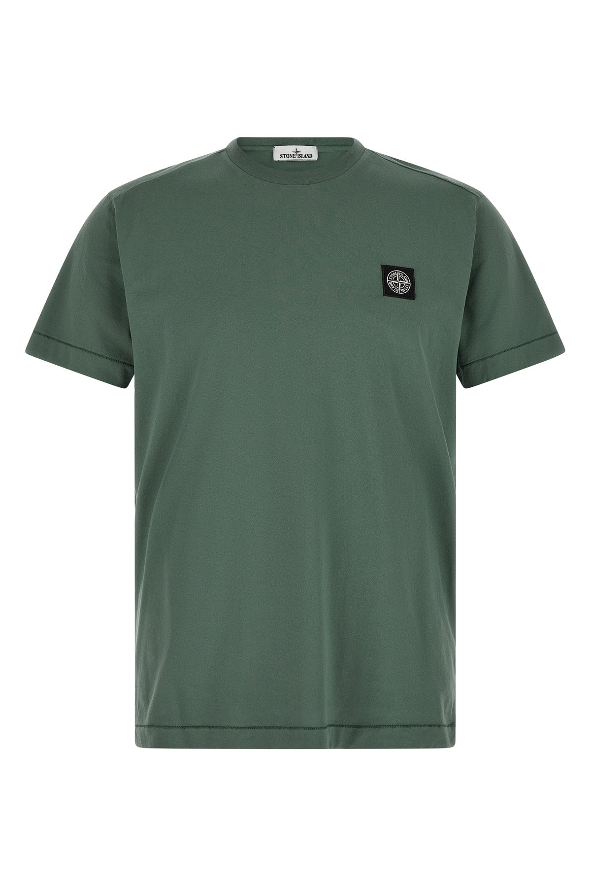 the stone island 2100027 garment-dyed 60/2 cotton jersey t-shirt