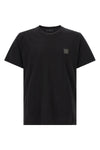 flamed cotton t-shirt