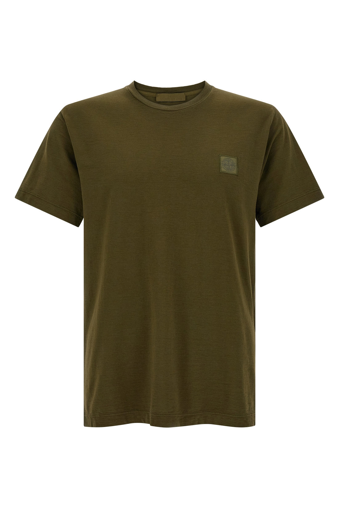 STONE ISLAND L flamed cotton t-shirt