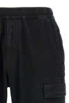 the stone island 3100033 cargo pants in garment-dyed stretch broken twill cott