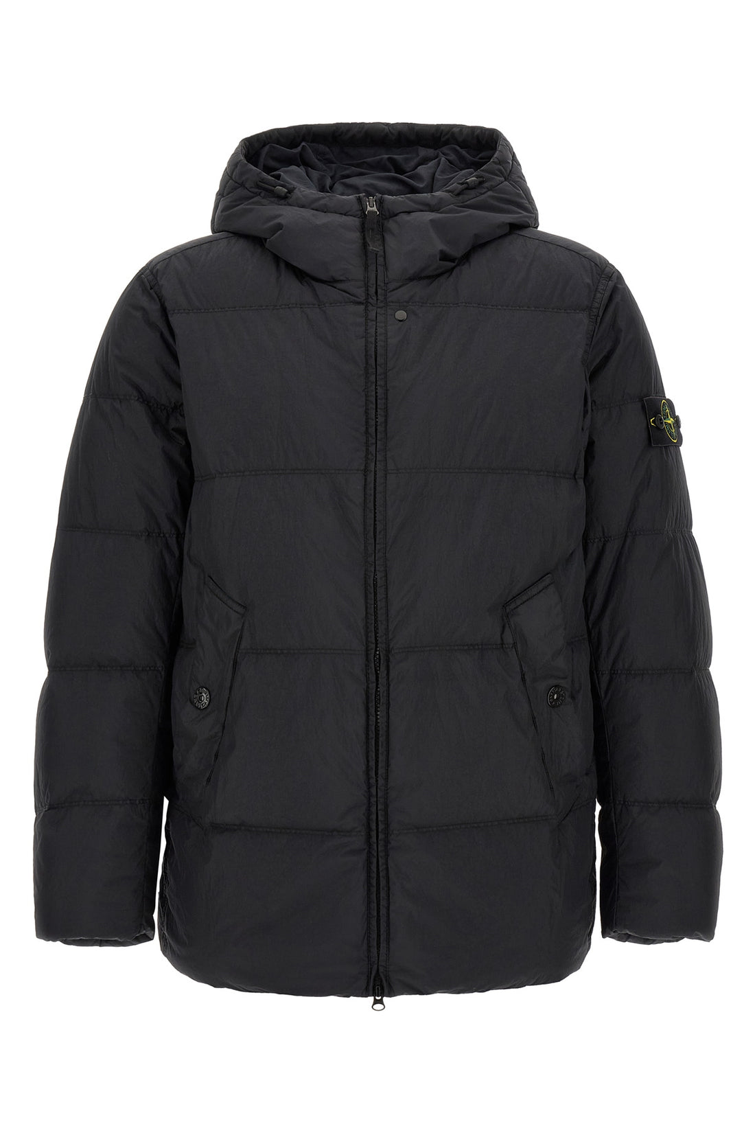 STONE ISLAND L the stone island padded jacket in black
